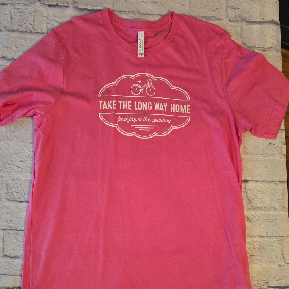 Bella Canvas Vibrant Pink Tee